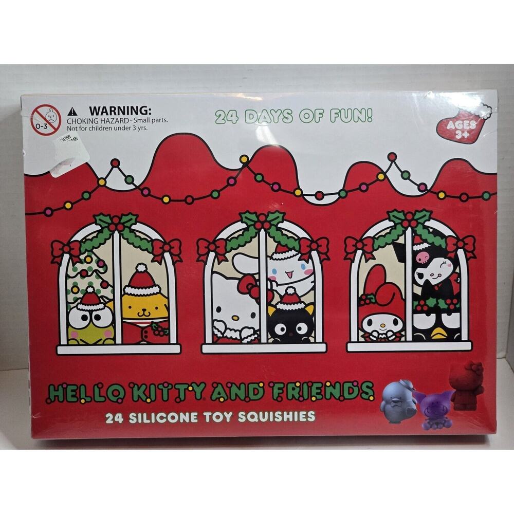 HELLO KITTY AND FRIENDS 24 DAY ADVENT CALENDAR HOLIDAY COUNTDOWN 2023 NEW SEALED